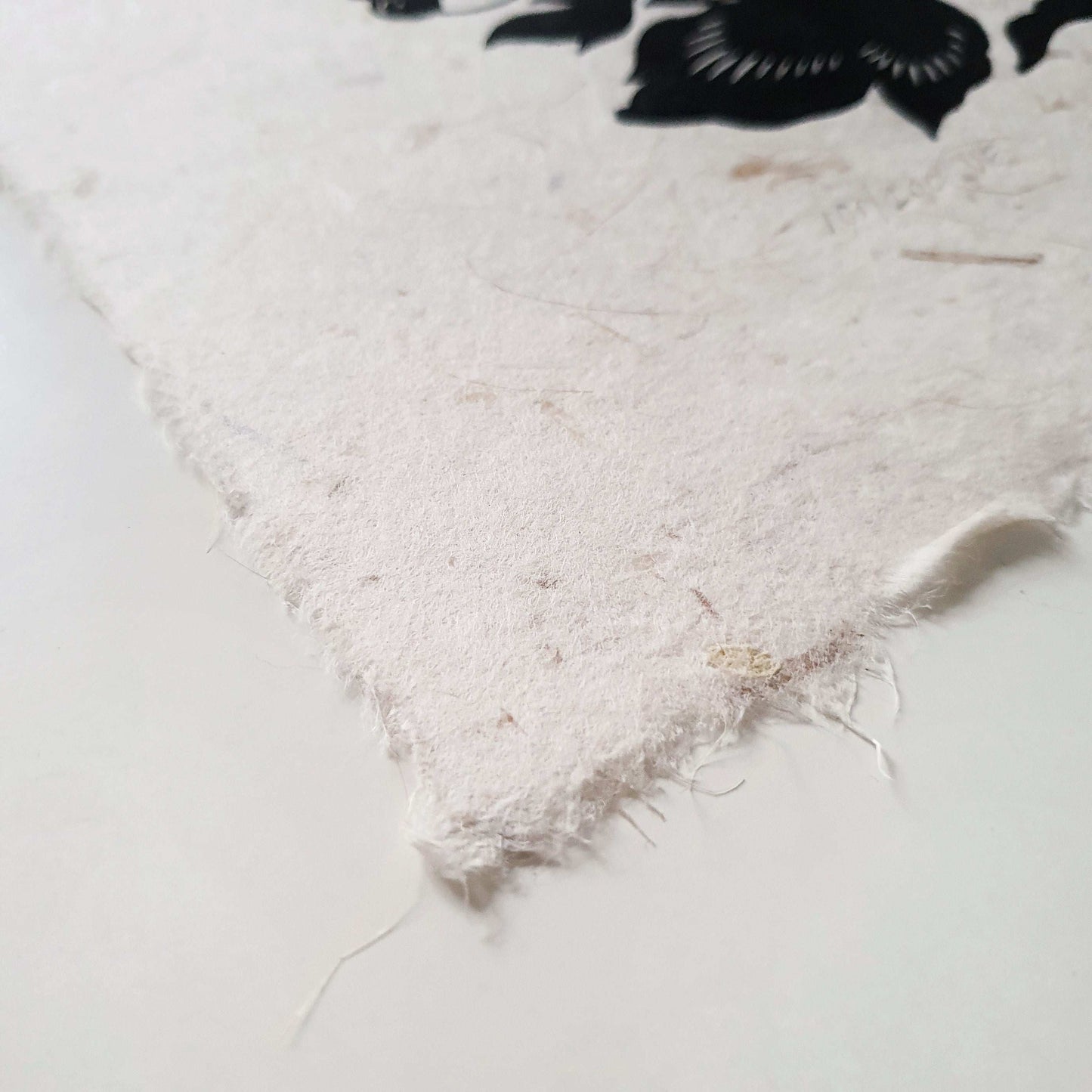 Banana paper deckle edge